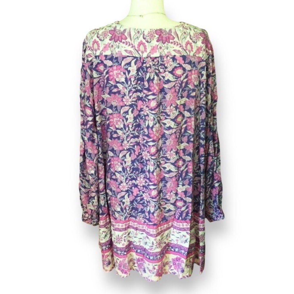 AVEOLOGY Boho Paisley Tunic Dress or Tunic Top – Plus 3X/4X – NWT - Picture 9 of 14